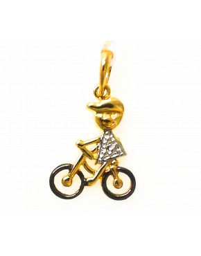 PINGENTE MENINO DE BICICLETA - 0010449 PINGENTE MENINO DE BICICLETA - 0010449